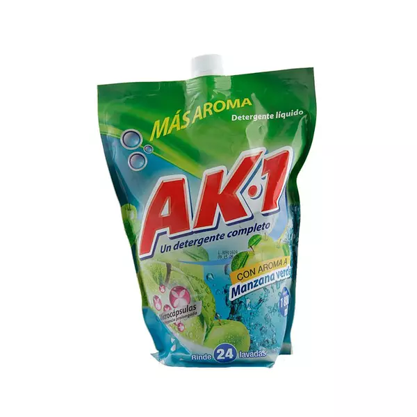 Detergente Ak-1 Liquido Manzana Por 1800 Ml