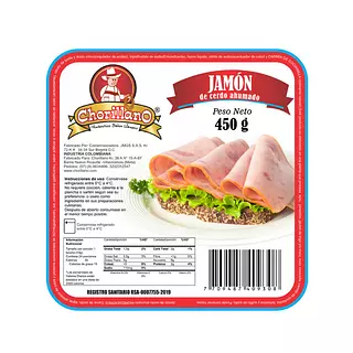 Jamón de Cerdo Ahumado Chorillano