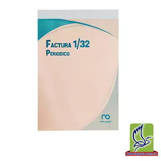 Talonario Facturero 1/32 Periódico