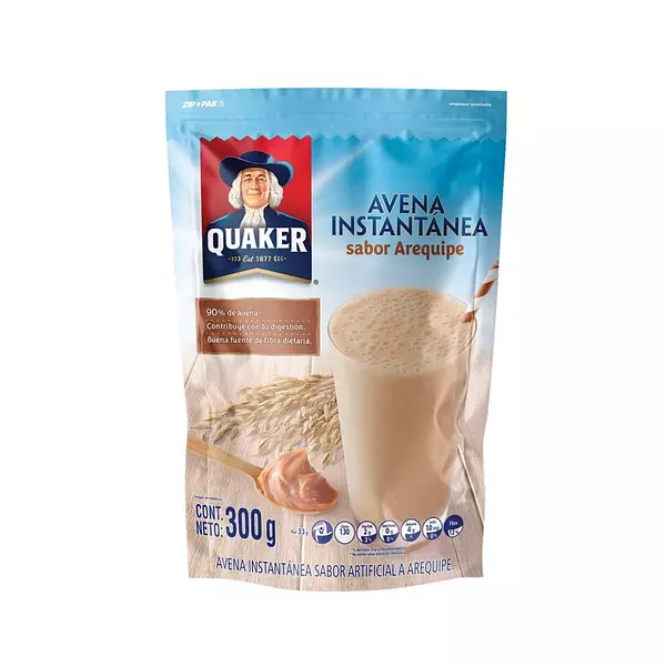 Avena Quaker Instantánea Vainilla