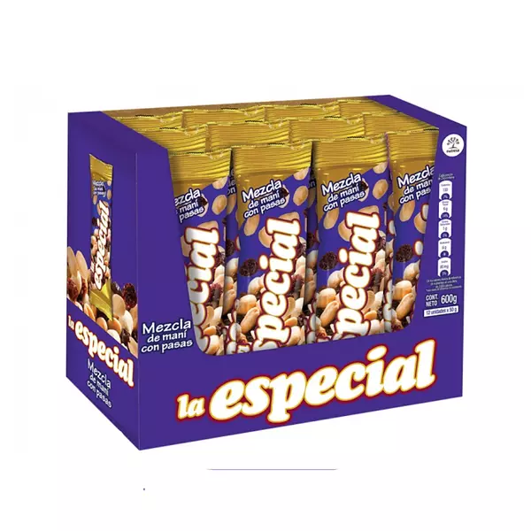 Maní La Especial con Pasas