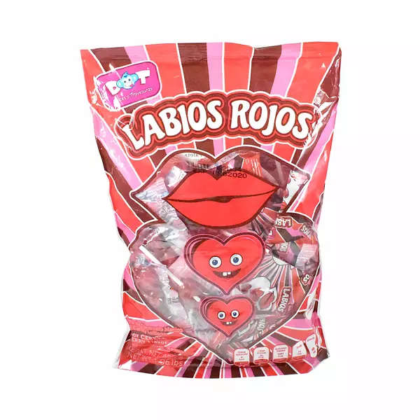 Chupeta Labios Rojos