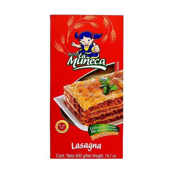Pasta La Muñeca Lasagña