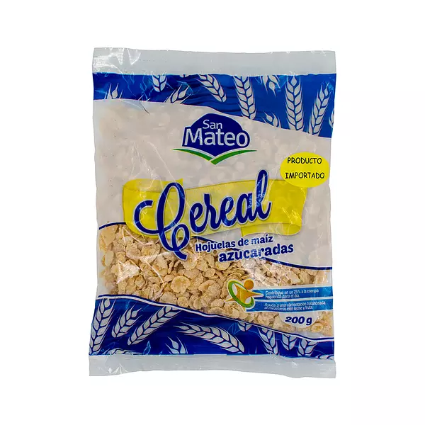 Cereal Hojuelas De Maíz Azucaradas San Mateo