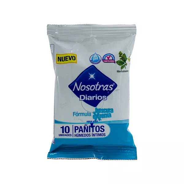 Pañitos Humedos Nosotras Frescura Extrema