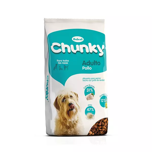 Chunky Adulto Sabor Pollo 9 Kg