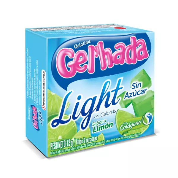 Gelatina Gelhada Light De Limón