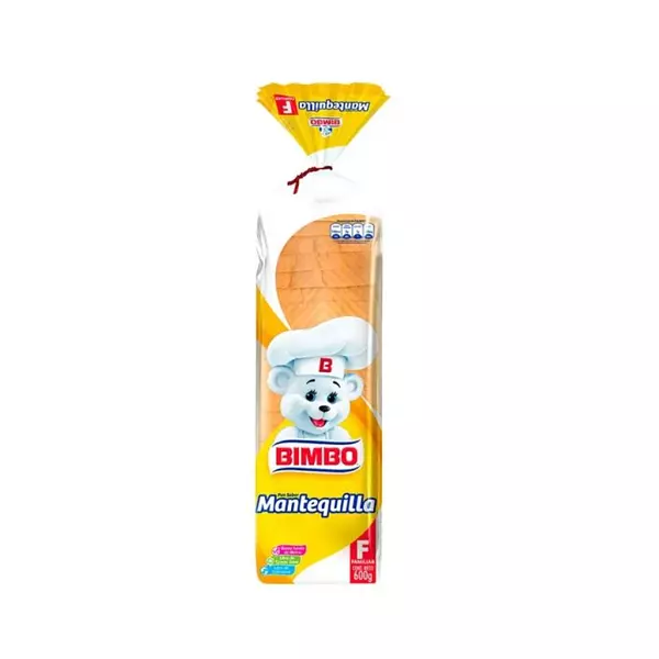 Pan Tajado Bimbo Blanco Sabor Mantequilla