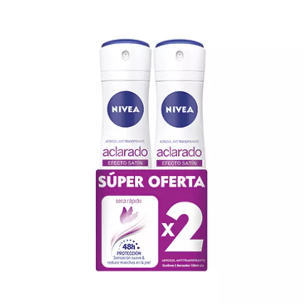 Desodorante Nivea Aerosol Aclarado Satín