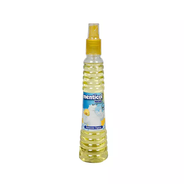 Loción Menticol Spray Amarillo Uso Tópico