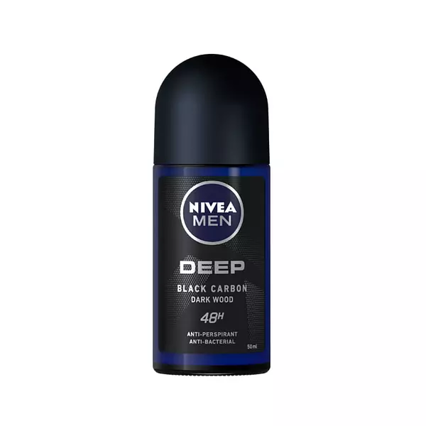 Desodorante Nivea Roll On Deep Black Carbón