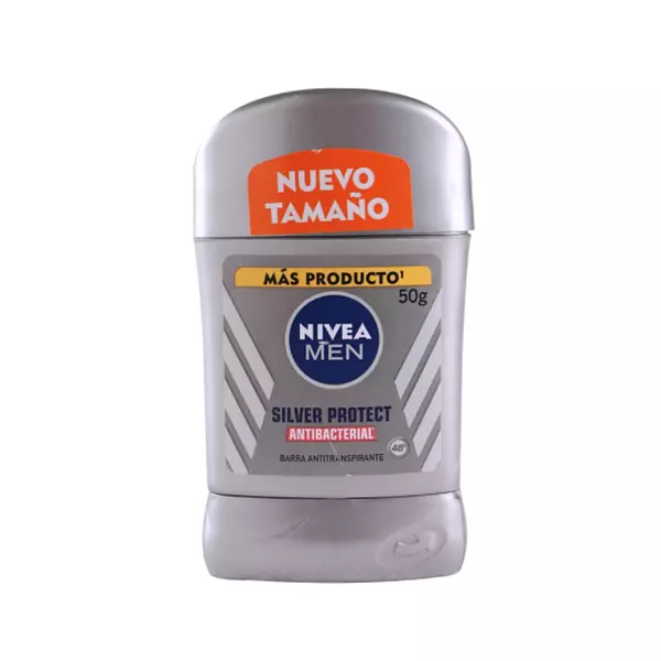 Desodorante Nivea Barra Silver Men