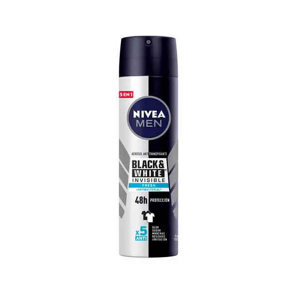 Desodorante Nivea Aerosol Black y White Fresh Men