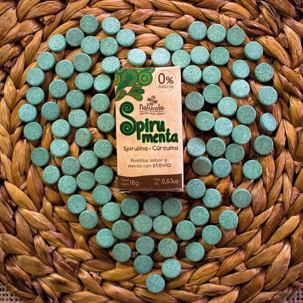 Spirumenta - Menta Sin Azúcar Naturela 18 Gr