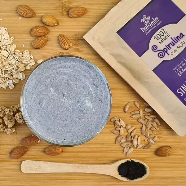 Mix Spirulina + Açaí de Polvo Naturela 100 Gr