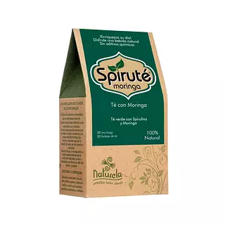 Te Spiruté Moringa Naturela 30 Bolsas