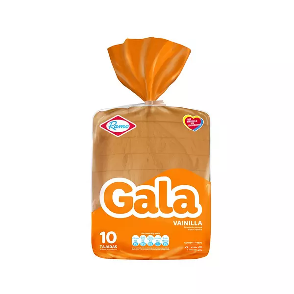 Ponqué Gala Vainilla