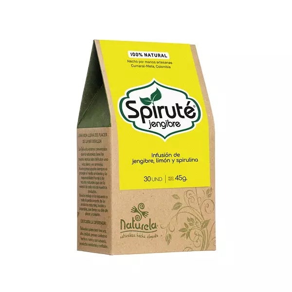 Té Spiruté Jengibre Naturela 30 Bolsas