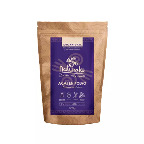 Açaí De Polvo Naturela 75 Gr