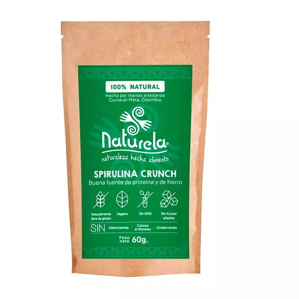 Spirulina Crunch Naturela 60gr