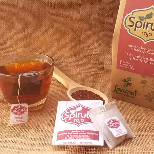 Té Spiruté Rojo Naturela 30 Bolsas