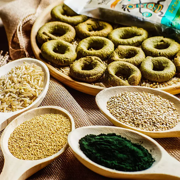 Rosquillas Spirulina Naturela 6 Unidades