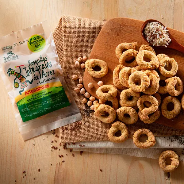 Rosquillas Veganas Naturela 12 Unidades 40g C/U