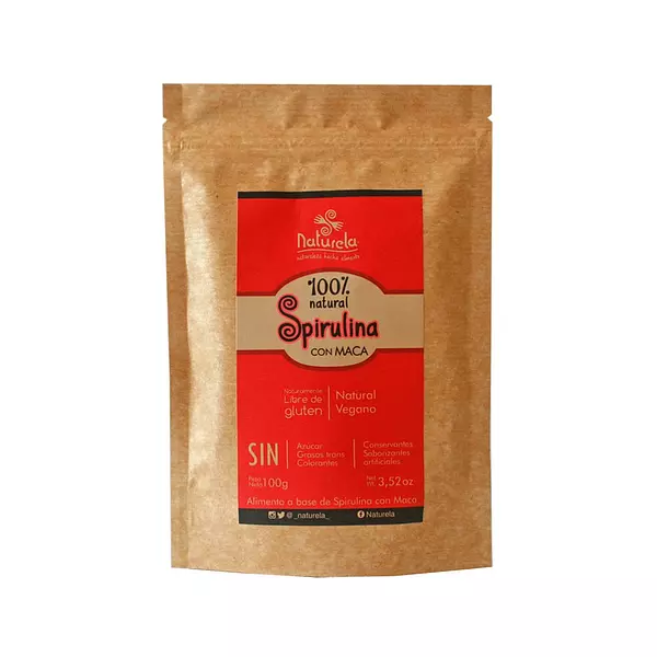 Mix Spirulina + Maca Polvo Naturela 100 Gr
