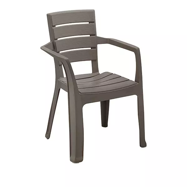 Silla Rimax Barú Con Brazos Mocca