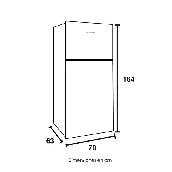 Nevera Challenger 360 Litros Brutos - Cr360 Beige Satin