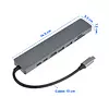 Adaptador Hub Tipo C Multipuerto 8 En 1