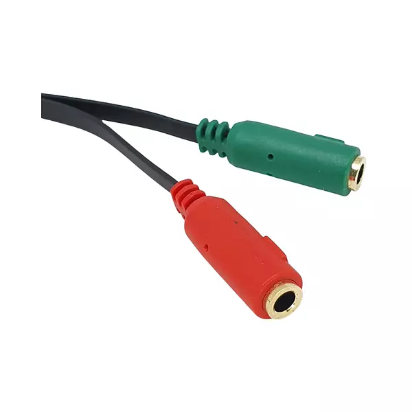 Cable Audio Plug 3.5 Mm Macho A 2x 3.5 Mm Hembra