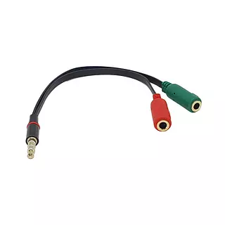 Cable Audio Plug 3.5 Mm Macho A 2x 3.5 Mm Hembra