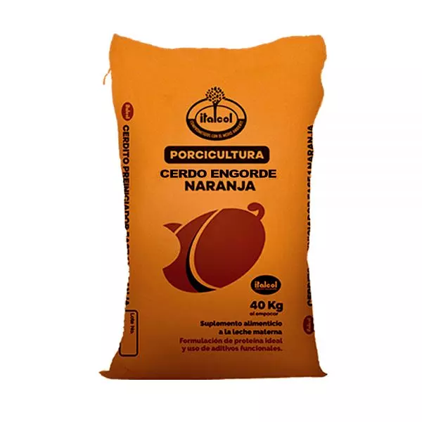 Cerdo Engorde Línea Naranja Bulto 40 Kg