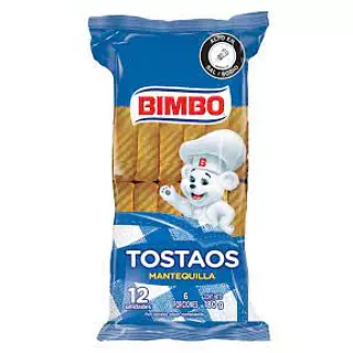 Tostadas Bimbo Sabor A Mantequilla