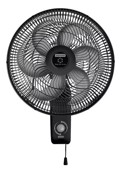 Ventilador Samurai Silence Force Pared Negro