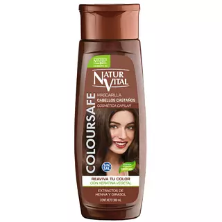Mascarilla Capilar Coloursaf Castaño 300ml Naturaleza Y Vida
