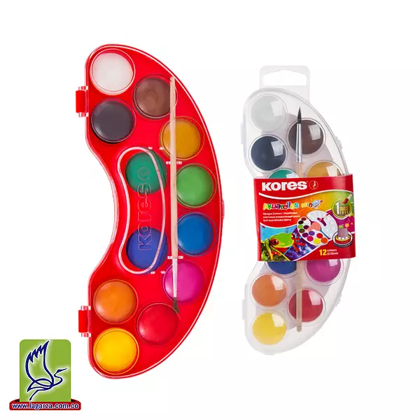 Acuarelas X12 Colores Kores