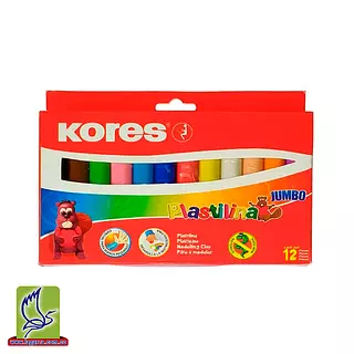 Plastilina Jumbo Kores X 12