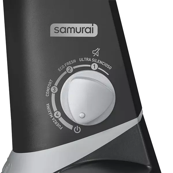 Ventilador Samurai Ultra Silence Force Pared Negro